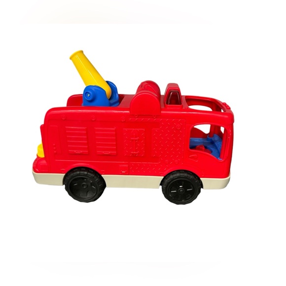 Fisher Price Little People Helping Others Musical Fire Truck With 4 Figures - Picture 7 of 12